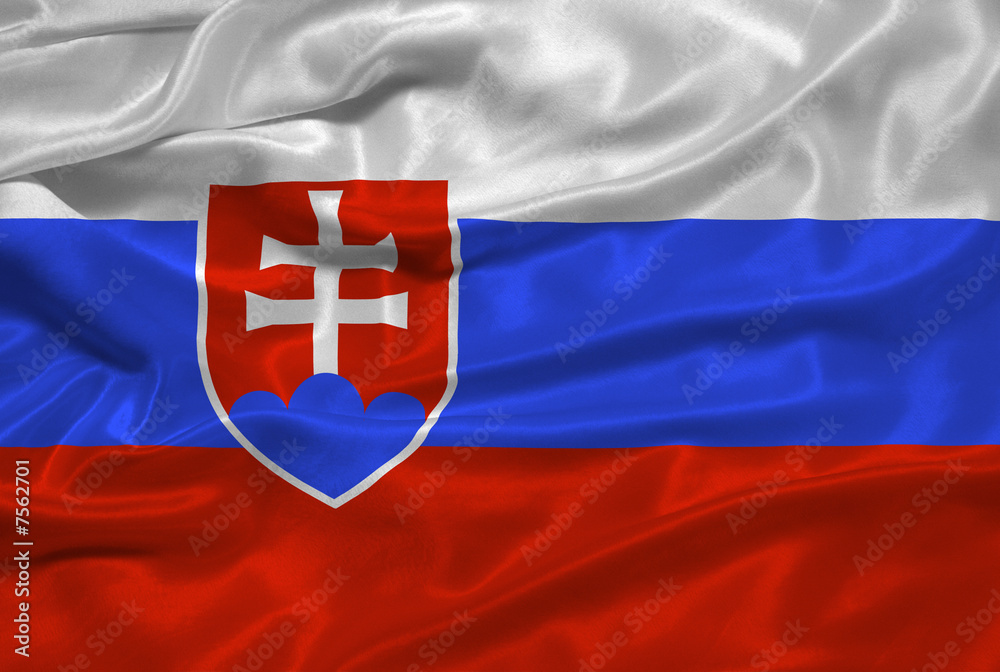 Fototapeta premium Slovakia Flag 3