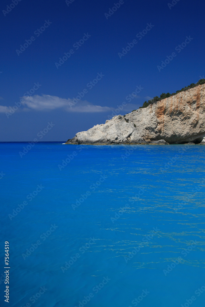 Porto Katsiki beach on the Ionian island of Lefkas Greece