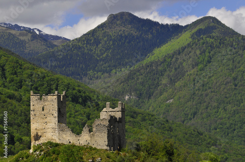 the castle of Miglos, in mountain
