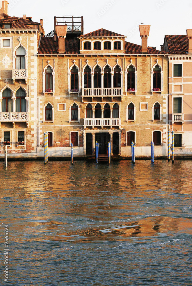 Naklejka premium Venice, Italy - Water Front Facade