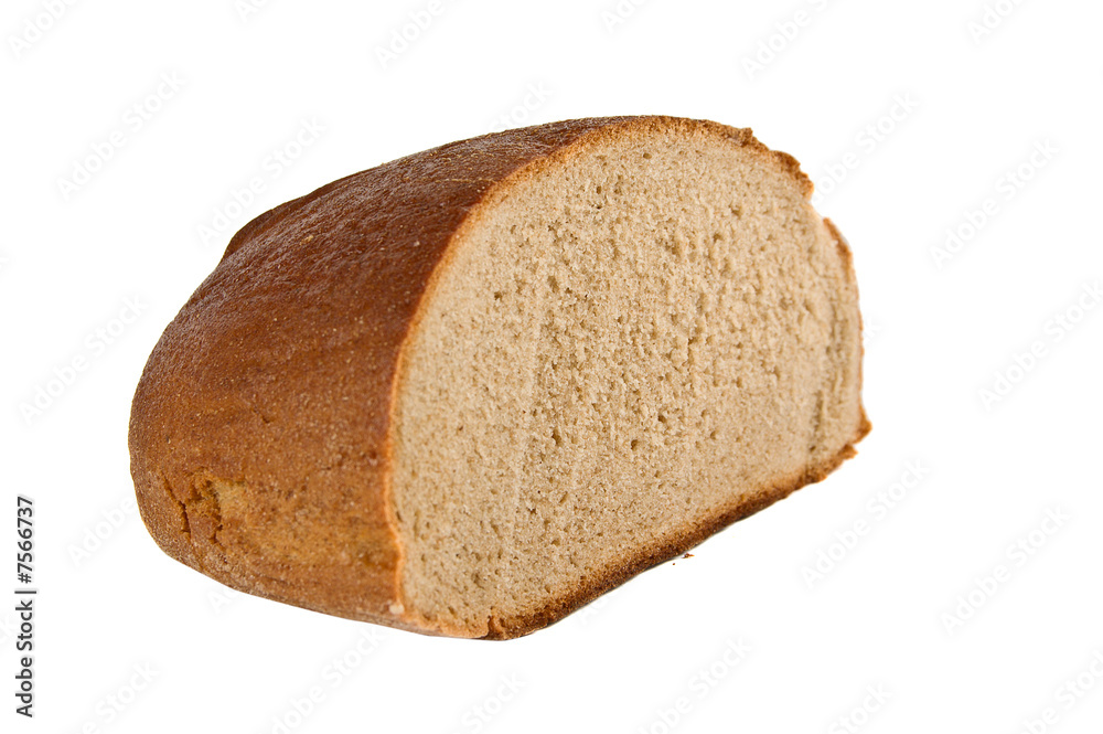 Loaf of bread isolated on white background Loaf of bread isolated on white background