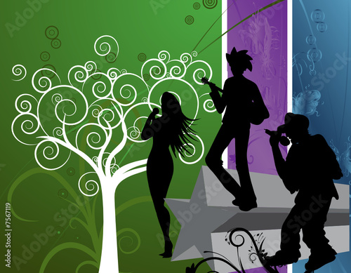 party background