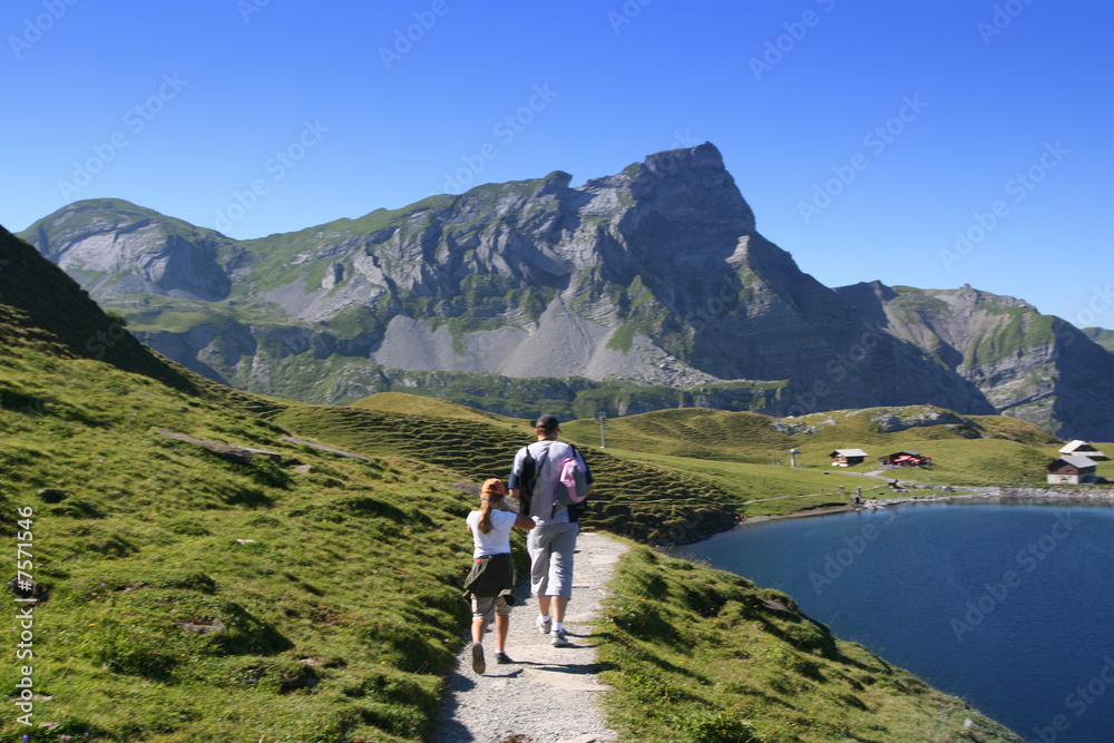 Hiking in Alps