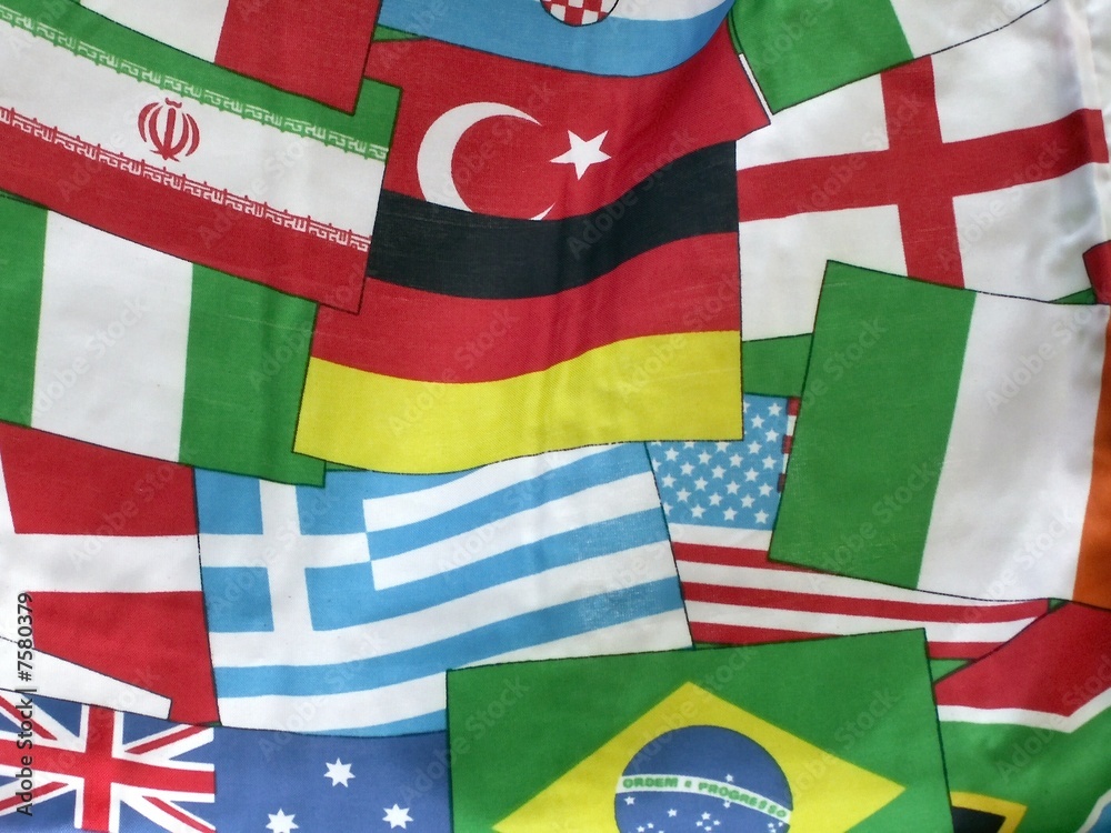 länderfahnen Stock-Foto | Adobe Stock