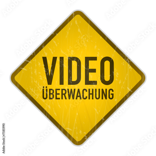 schild videoüberwachung