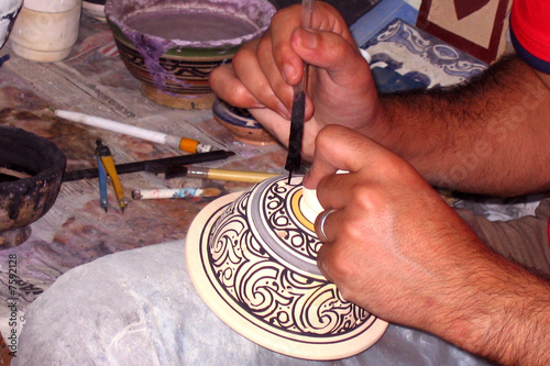 peinture poterie