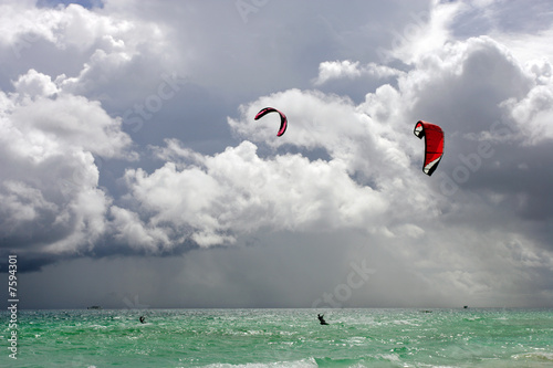 Kite boards, Boracay Island, Philippines 