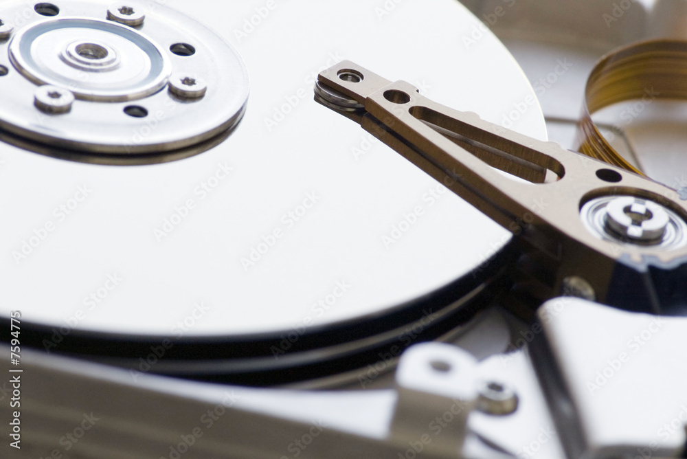 detail of hard disk drive detail of hard disk drive