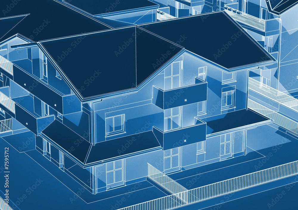 Obraz premium house background