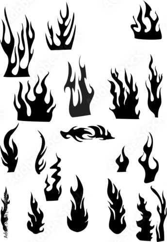 vector flames