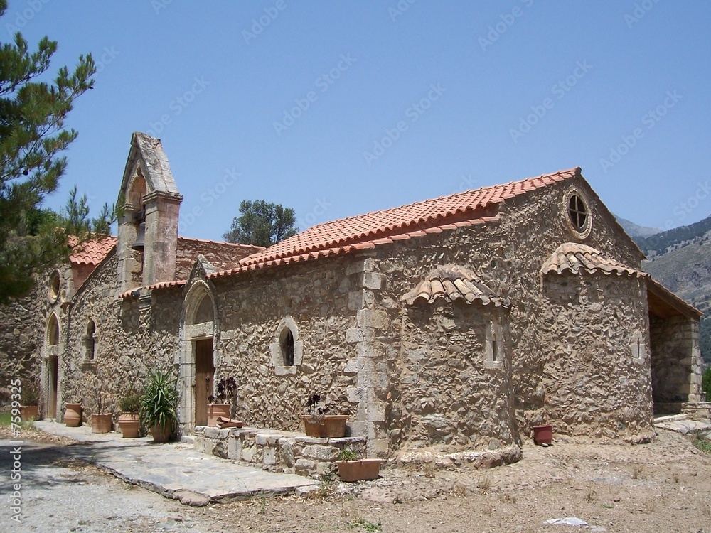 Kloster auf Kreta , Griechenland