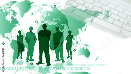 fond internet - equipes dirigeantes en entreprise