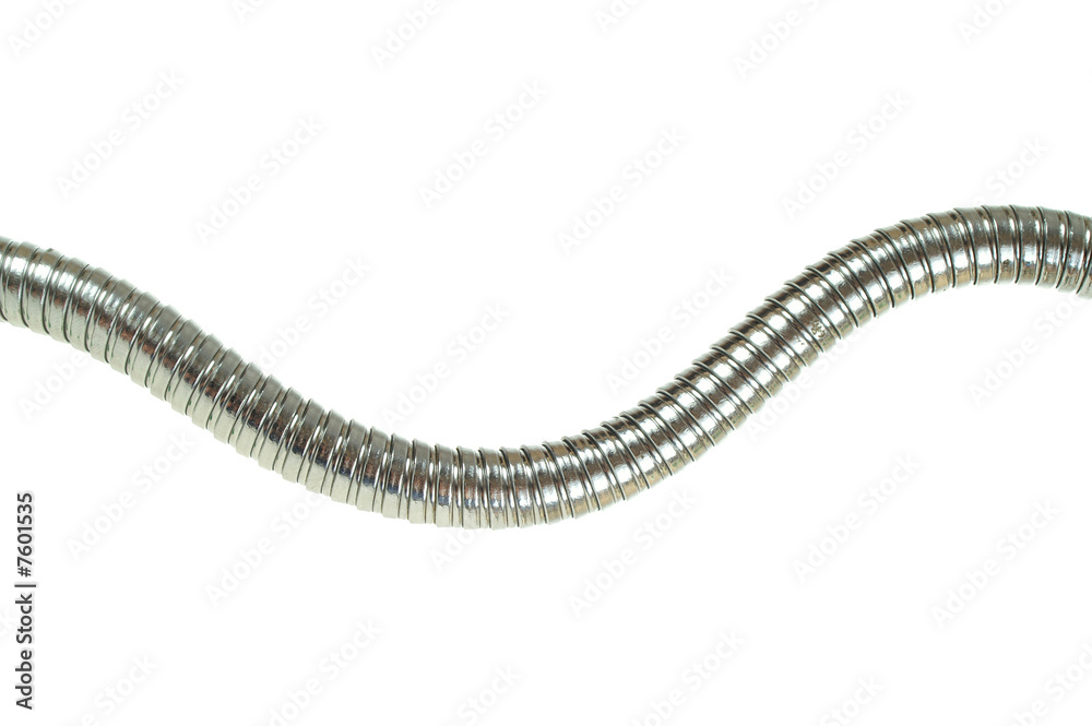 Naklejka premium Silver tube