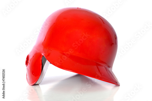 Photography Red Baseball Helmet