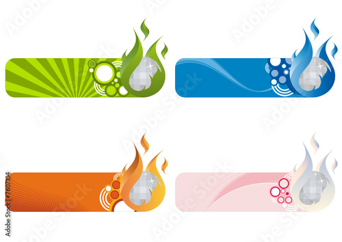 logo disco banner