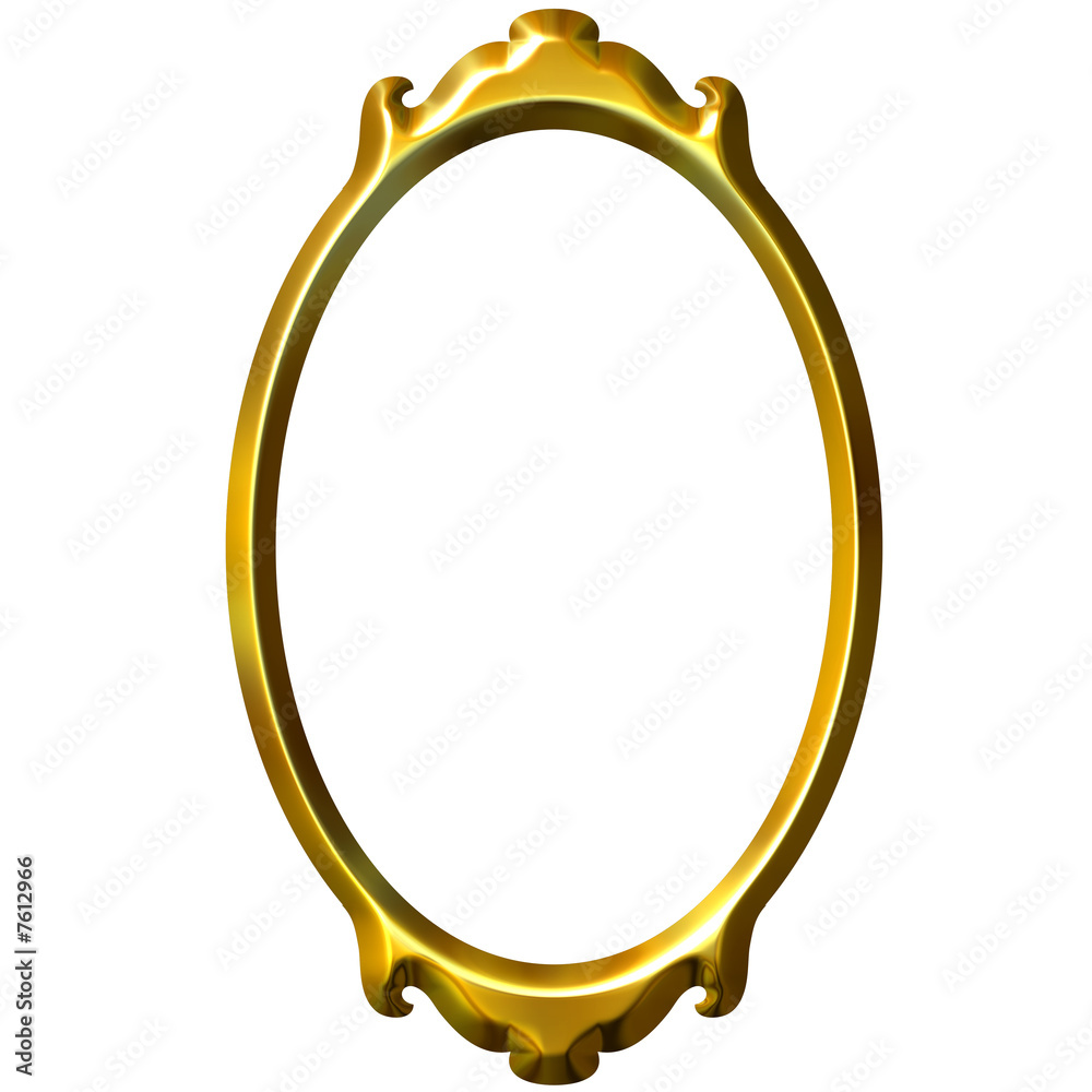 Obraz premium 3D Golden Frame