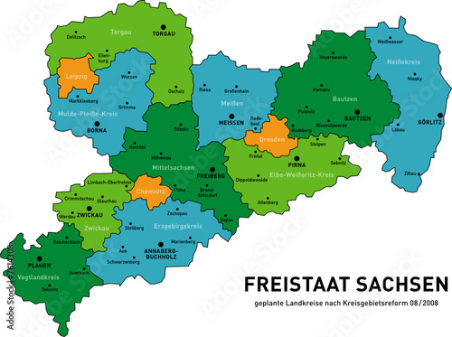 Freistaat Sachsen Landkreise2 photo