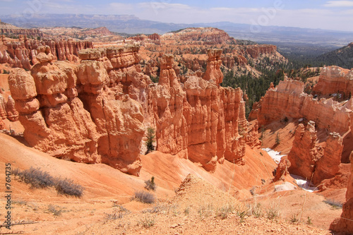 Landscape in Bryce Canyon