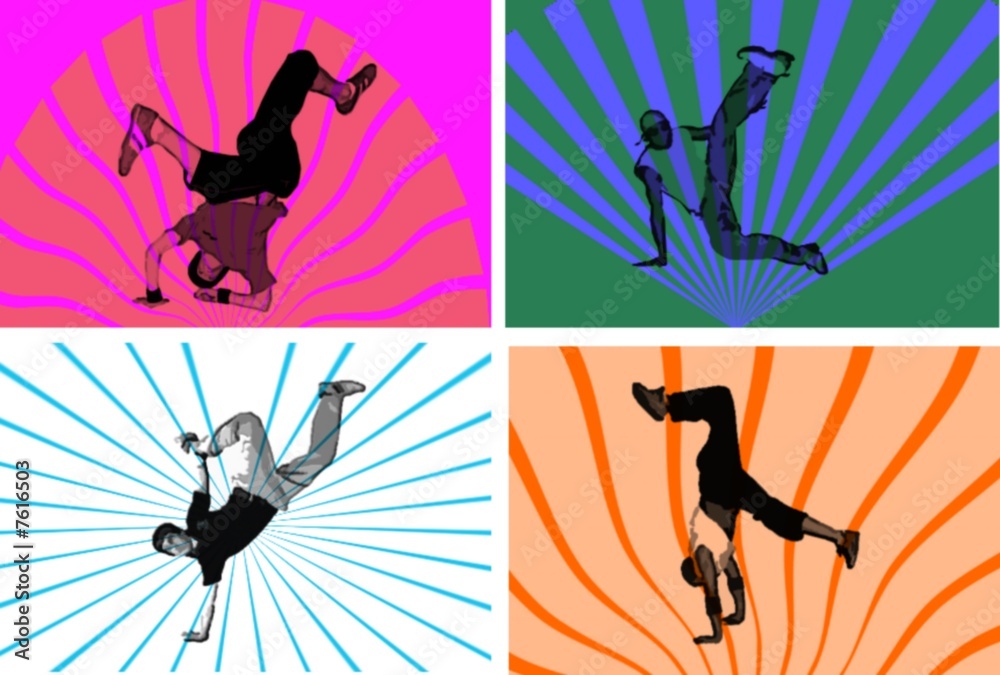 HIP HOP DANSE SILHOUETTES