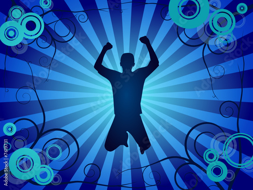 Boy jumping