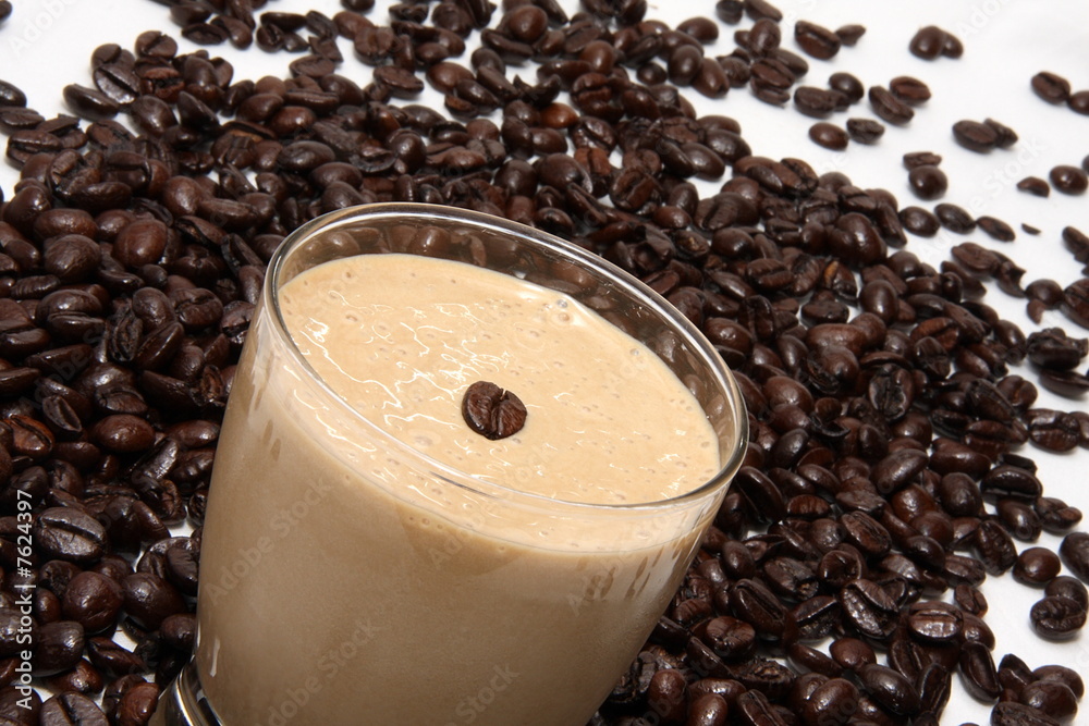 Naklejka premium frappè di caffè