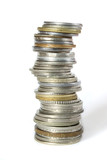 stack of  coins
