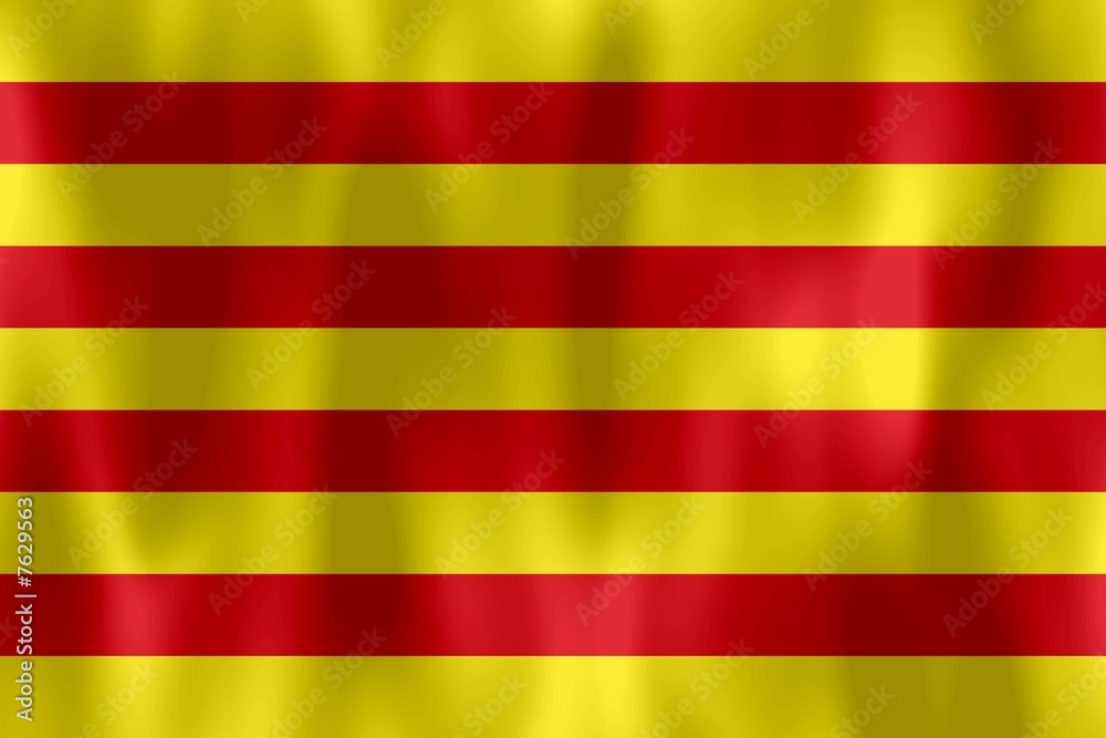 Obraz premium drapeau catalogne catalunya flag