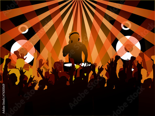 Deejay at disco