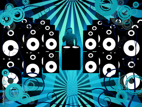 Deejay at disco
