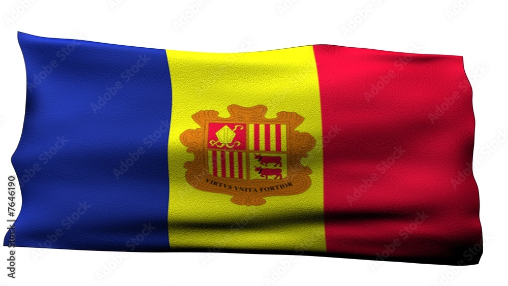 Fototapeta premium Andorra flag bg