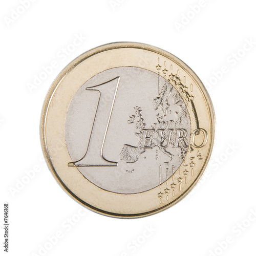 One Euro Coin photo