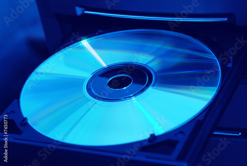 Disk in the drive blue