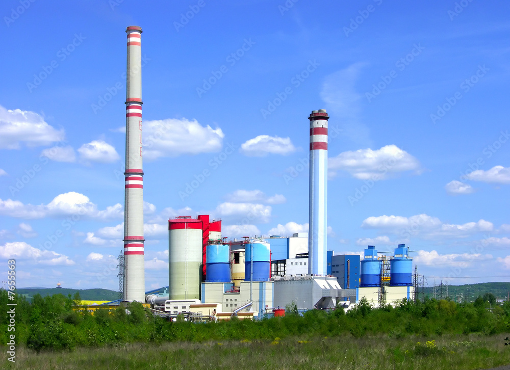 Coal power-plant in north bohemia Coal power-plant in north bohemia
