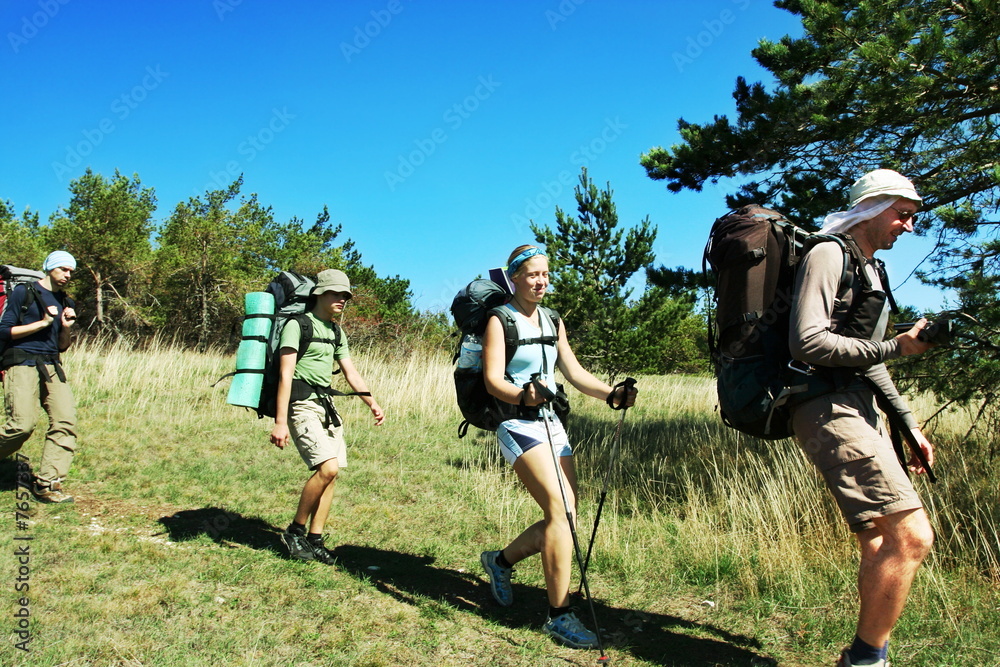 Fototapeta premium Summer hike