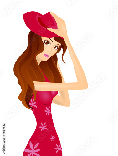 Girl with Hat