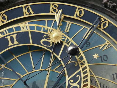 Astronomical clock. Old Town. Prague. Czech Republic © sootra