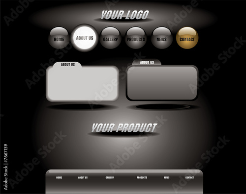 Website template