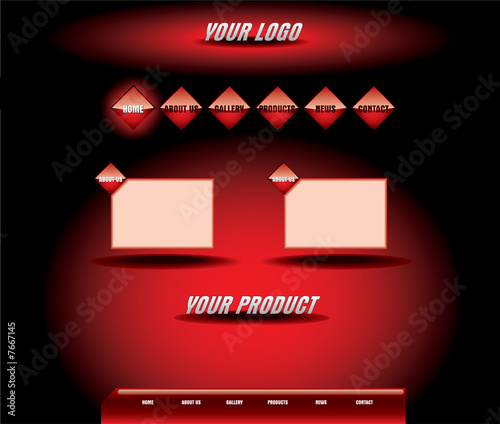 Website template