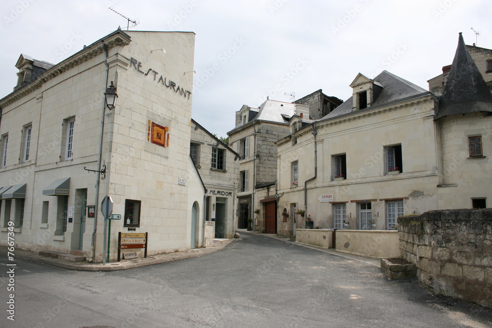 Village de Montsoreau (Maine-et-Loire, Pays de la Loire)