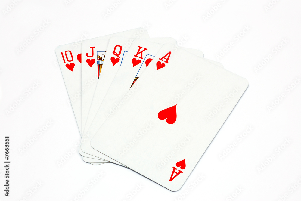 Obraz premium Royal flush