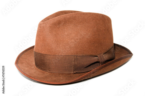 Brown hat