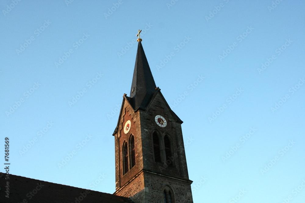 Kirchturm Jakobuskirche Schifferstadt Kirchturm Jakobuskirche Schifferstadt