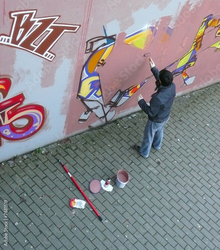 Graffitikünstler photo