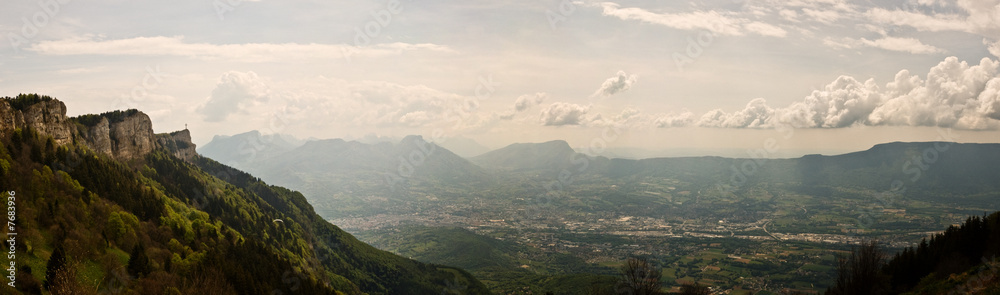 Panorama de Savoie (Nivolet, massif des Bauges)
