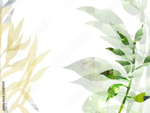 Hintergrund mit Pflanzen