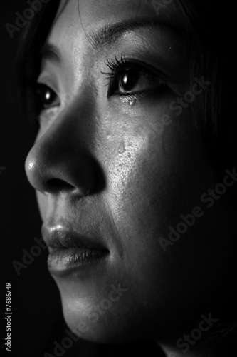 Fotografering Japanese Woman Crying
