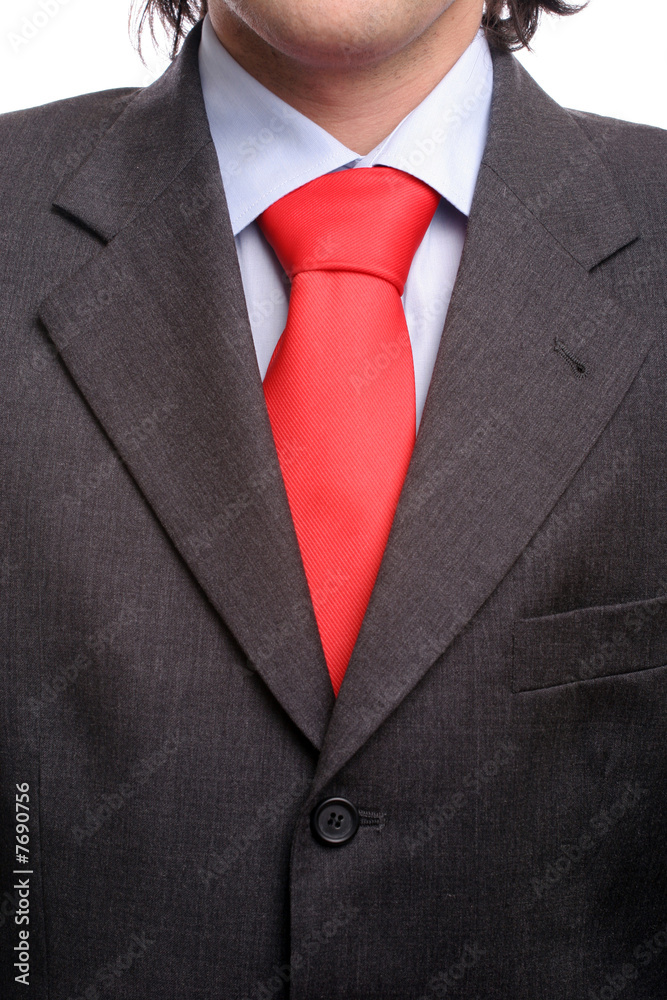 Detail of a suit and a tie Detail of a suit and a tie