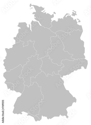 Deutschland Karte photo