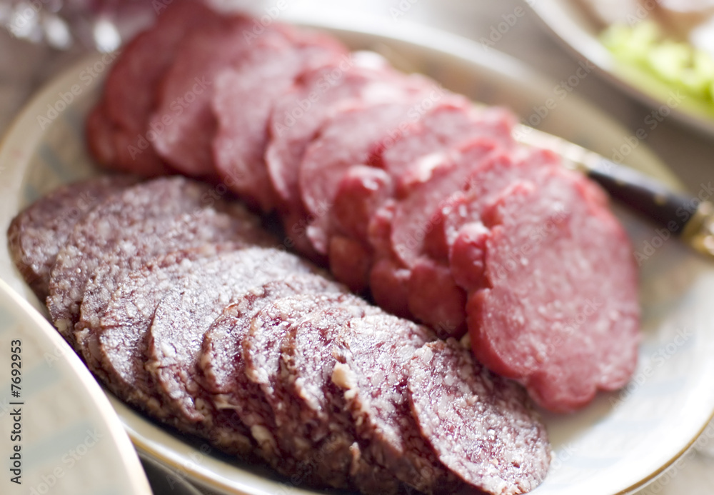 sausage in the plate sausage in the plate