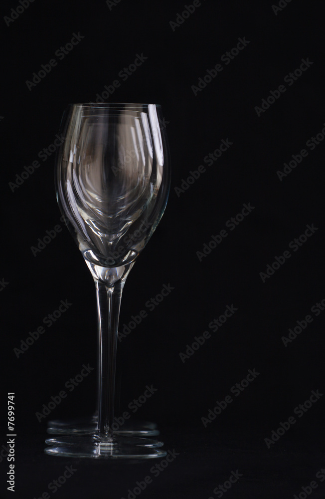 Wine glasses in a row Wine glasses in a row
